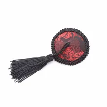 Womenreusable покрытие сосков кружевные Ленточки пикантные трусики круглый тепэл крышку липкие чашечки лепестки лента