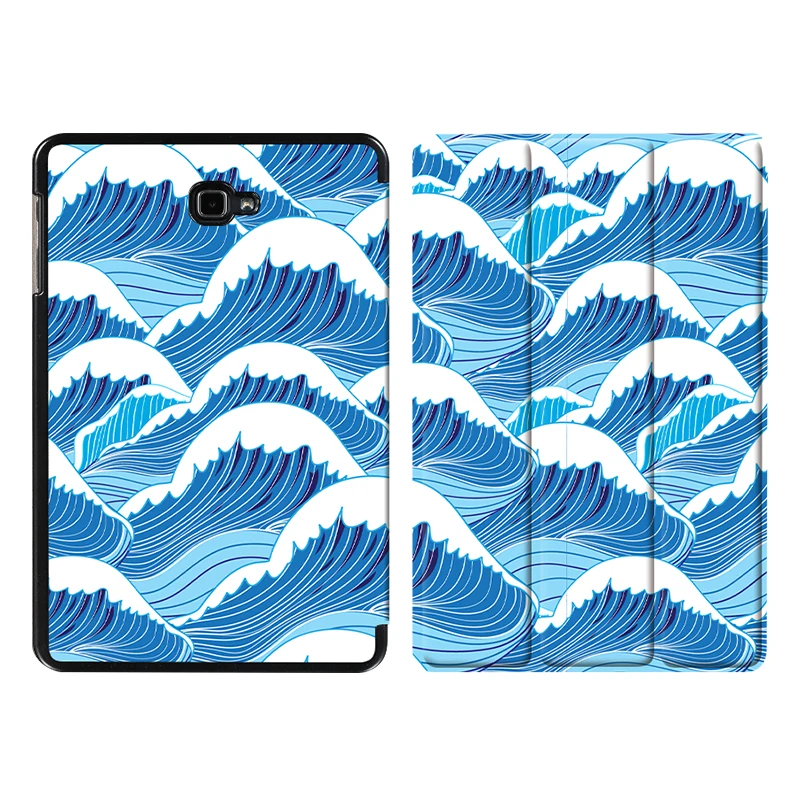 MTT чехол с полной печатью для Samsung Galaxy Tab a 10,1 s7 SM-T580 T580N T585 T585C Trifold кожаный чехол-подставка для планшета