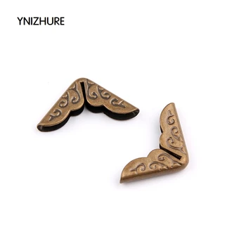 

100pcs/lot 14*14mm Shirt collar angle, mini book corner bronze color DIY collar/ book angle/photo frame Hardware accessories