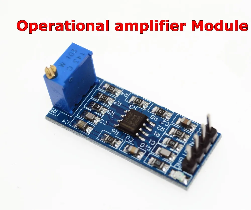 1 шт. Новый LM358 100 увеличение времени модуль усиления сигнала операционный