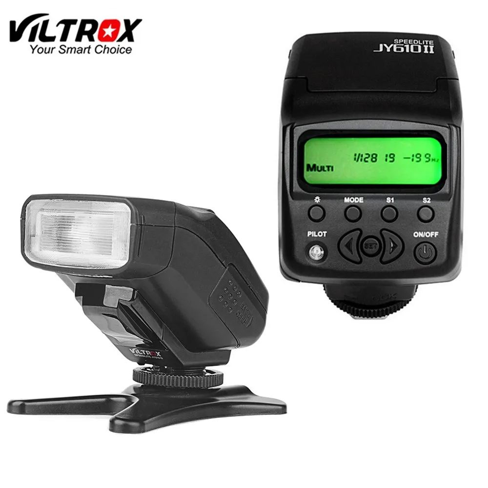

Viltrox JY610II Mini LCD Speedlite Camera Flash Light for sony a9 a6500 a7sii a7rii a7s a7r a6300 a6000 a7 a3000 a58