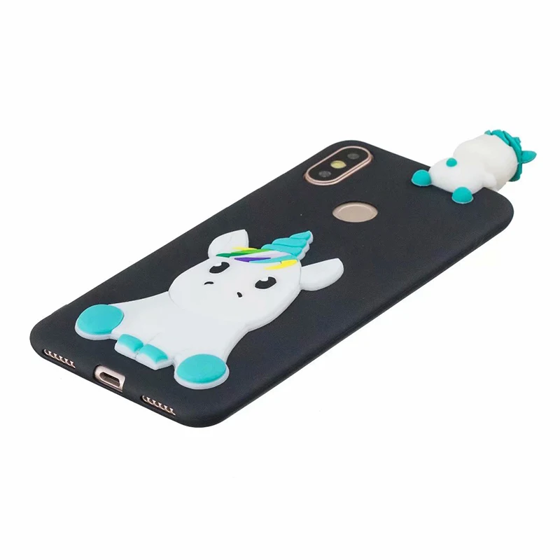 astounding  For Cubot X19 J3 X18 P20 J3Pro Case Unicorn Soft Silicone 3D Dolls Toy Cover on For Cubot Power X18