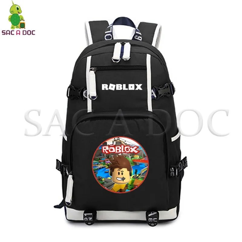 

Hot Game Roblox Laptop Backpack Casual Backpack for Teenagers Canvas School Bags Women Men Large Capacity Trave Rucksack