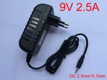 Conversor adaptador, 1 peça de alta qualidade 9v 2.5a ac 100v-240v dc 2500ma fonte de alimentação ue plugue para pipo p1 m3 m6pro m6 m8 tablet pc