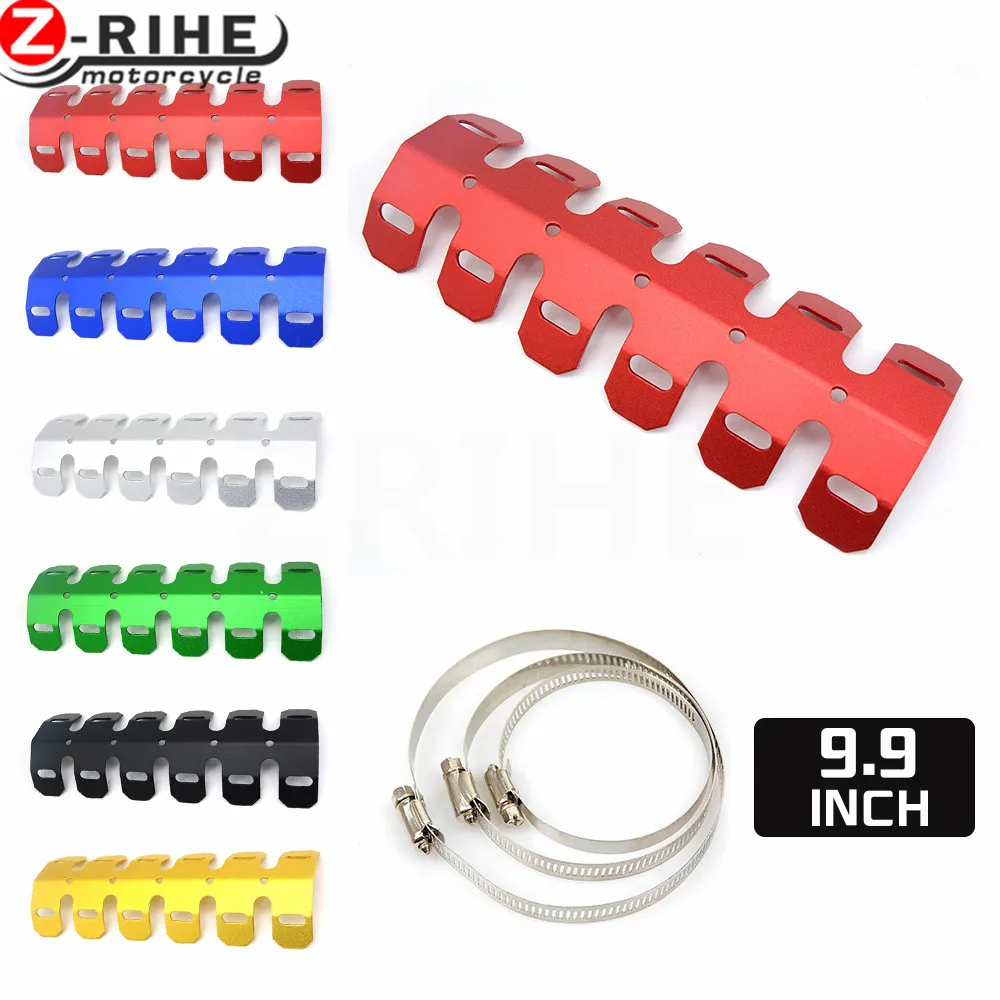 

Universal For HONDA CR80 CR85 CR125 CR250 CRF50 CRF70 AR F L M R X Off-road Exhaust Muffler Pipe Guard Protector Heat Shield
