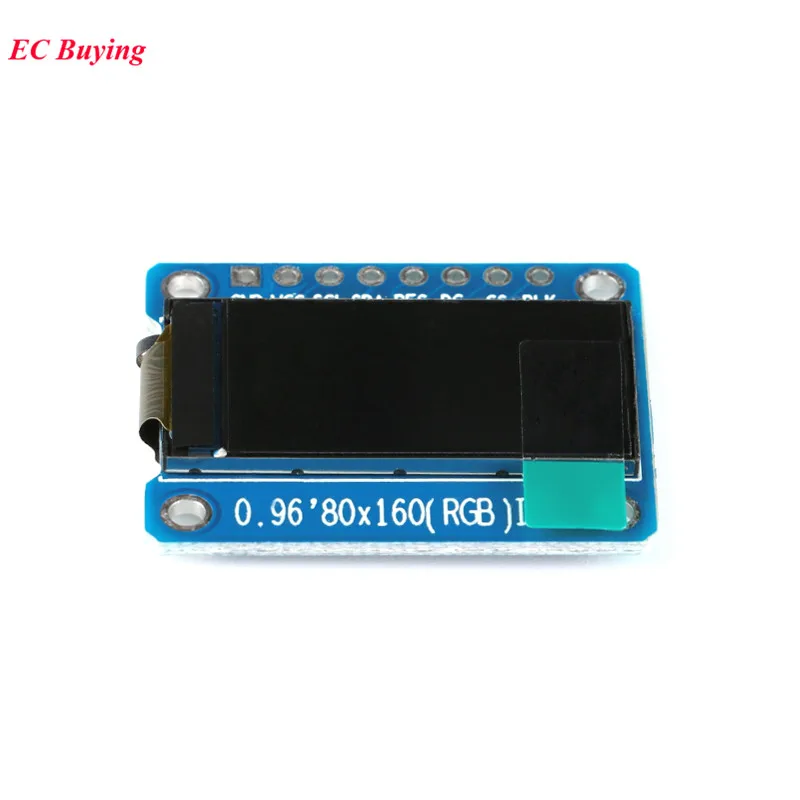 0,96 дюймовый ips дисплей OLED модуль для Arduino 80*160 65K Красочные RGB TFT lcd доска ST7735 ST7735 DIY