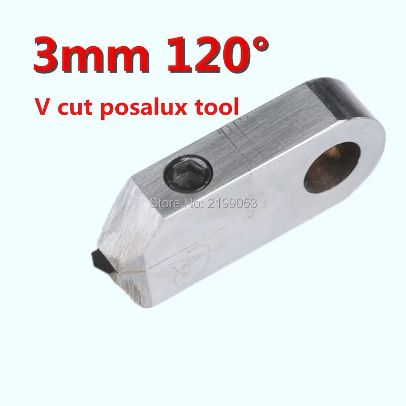 1piece Jewellery Cutting Diamond Tool PCD Tip 3mm 120degree Posalux