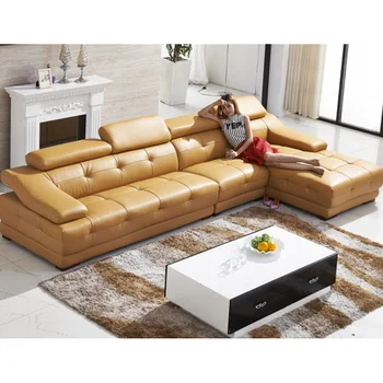 

modern style fancy sofa real leather sofa sets