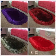 Ковер утепленное покрытие эллиптическая нить стрейч шелк прикроватное одеяло гостиная спальня ковер домашняя комната Ковер