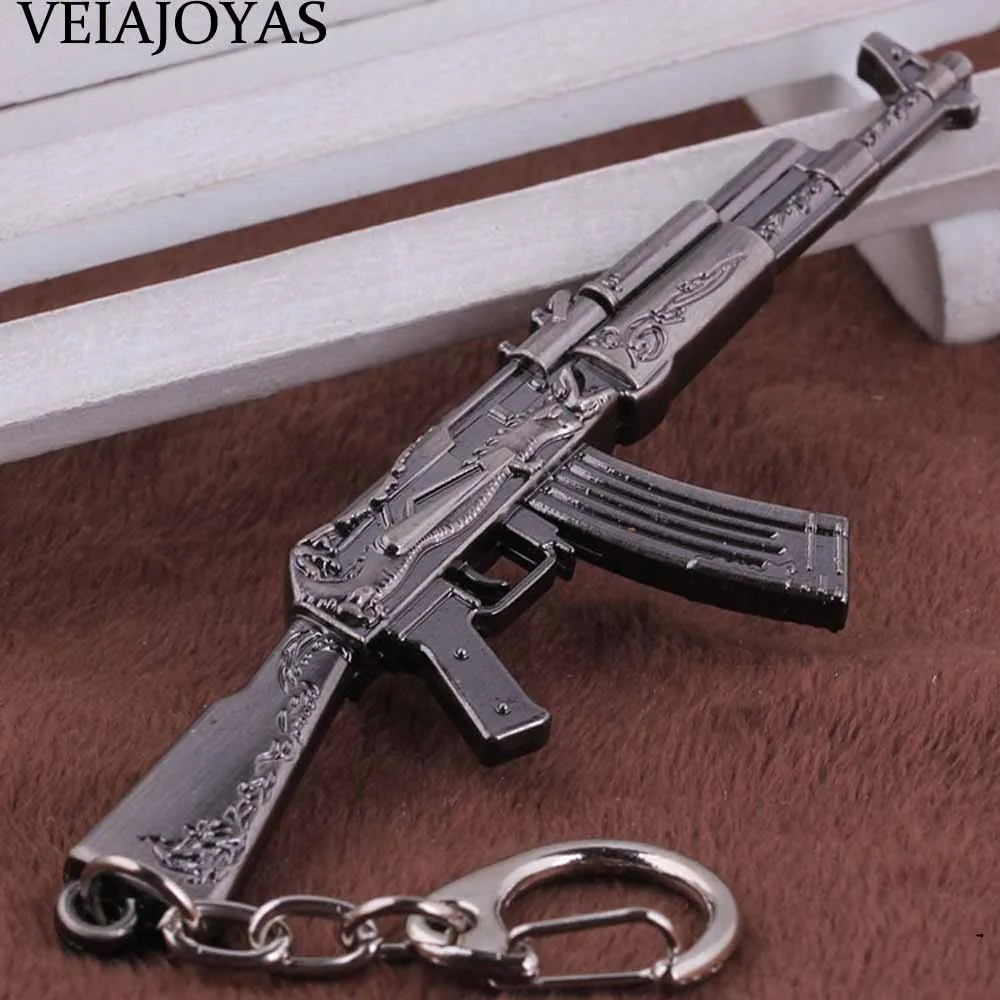 22 стиля Классическая игра Cross Fire AK47 Submachine SR3M пистолет оружие металлические брелки