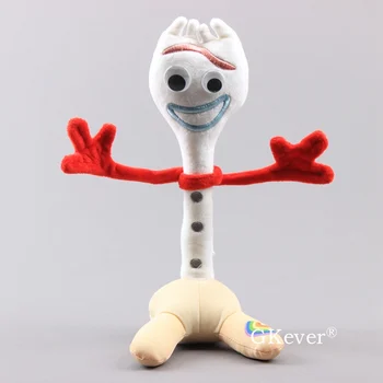 

2 Styles Story 4 Forky Plush Figure Kids Gift Cute Toy Soft Stuffed Dolls 11'' 28 cm Creative Gift Forky with embroidery Eyes