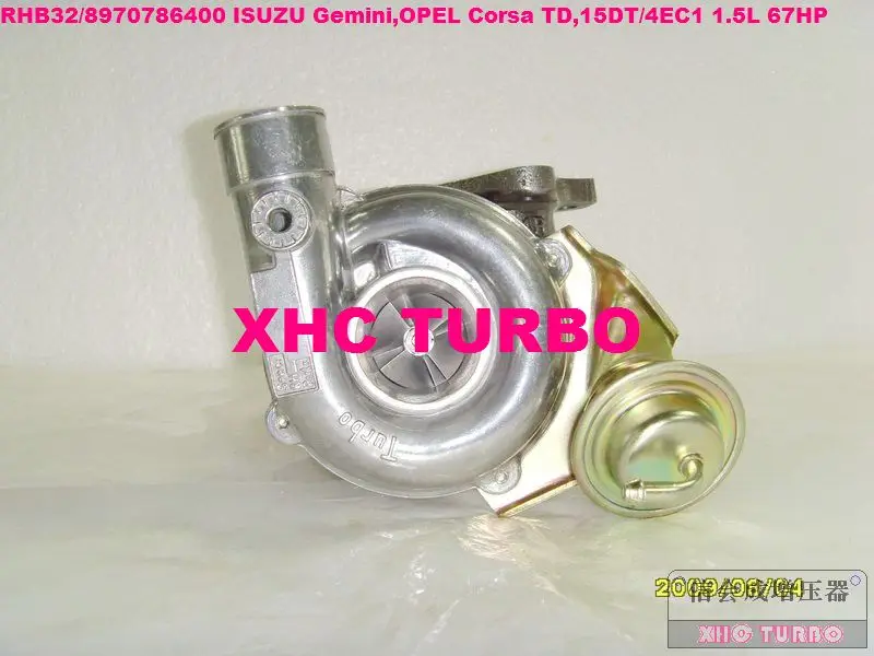 

NEW RHB32/8970786400 VE110094 Turbo Turbocharger for ISUZU Gemini,OPEL Corsa TD,15DT/X15DT/4EC1 1.5L 67HP