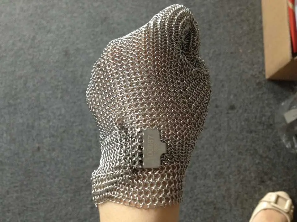 Высокое качество перчатки 304L Нержавеющая сталь сетки Ножи устойчива к порезам кольчужной защитные перчатки для Кухня Мясник рабочие