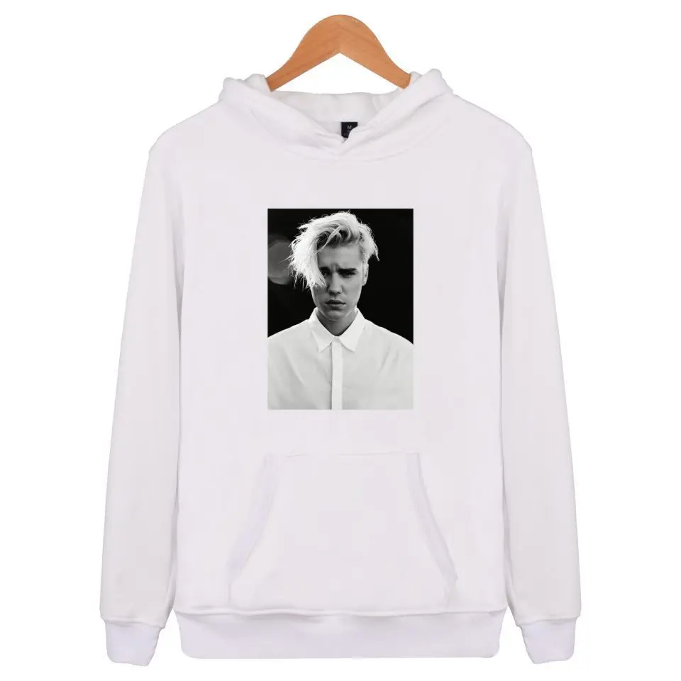 Justin Bieber Hoodies With Cap NewStyle Fashion Men/Women Clothing Hooded Sweatshirt Unisex Kpop Hoodies Plus Size Justin Bieber