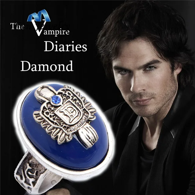 Wholesale Movies Jewelry Vintage Silver plated The Vampire Diaries