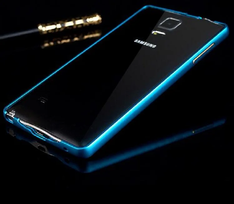 

Case For Samsung Galaxy Note 4 Bumper Aluminum Metal Case Note4 Phone Covers Capa Funda for Samsung Note 4 Accessories