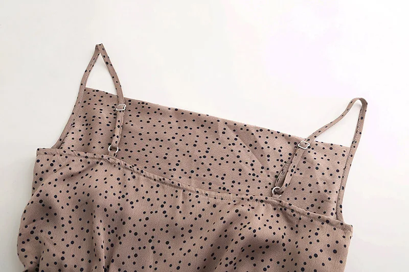 Forefair Polka Dot Summer Dress A Line Sexy  (13)