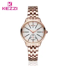 New Fashion Luxury Brand Women Dress Watch Quartz Bracelet Rose Gold Silver Watch KW1454 Waterproof Relogio