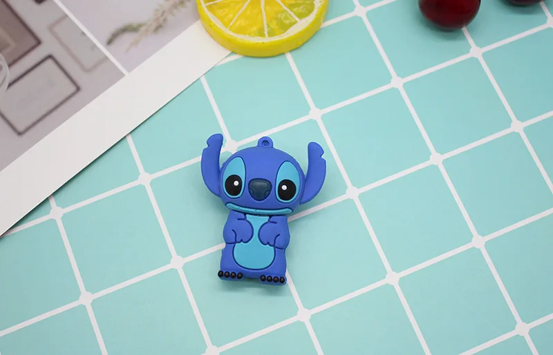 Милый мультяшный USB флеш-накопитель Lilo& Stitch Memory USB Stick 4GB 8GB Blue Stitch thumb Pendrive 16GB 32GB флеш-накопитель U диск в подарок