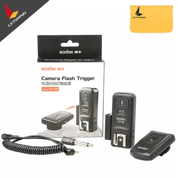 

Godox CT-16 16 Channels Wireless Radio Flash Trigger Transmitter + Receiver Set for Canon Nikon Pentax Studio Flash
