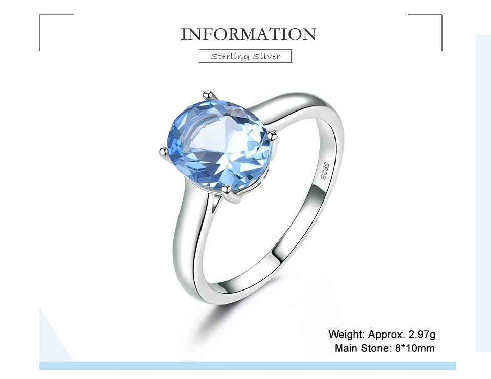 UMCHO &nbsp;Nano Sky Blue Topaz 925 sterling silver ring for women RUJ09B-1-pc (2)