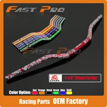 Мотоцикл Мотокросс Байк 1 1/" 28 мм руль ручка трубы жира bars для CR250 CRF230 CRF250R CRF250X CRF450R CRF450X