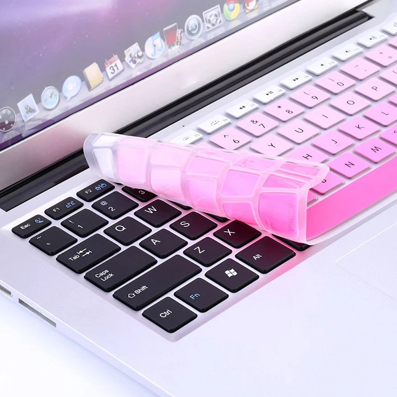 Новый 1 шт. Радужный силиконовый чехол для клавиатуры защитный Для iMac Macbook Pro 13