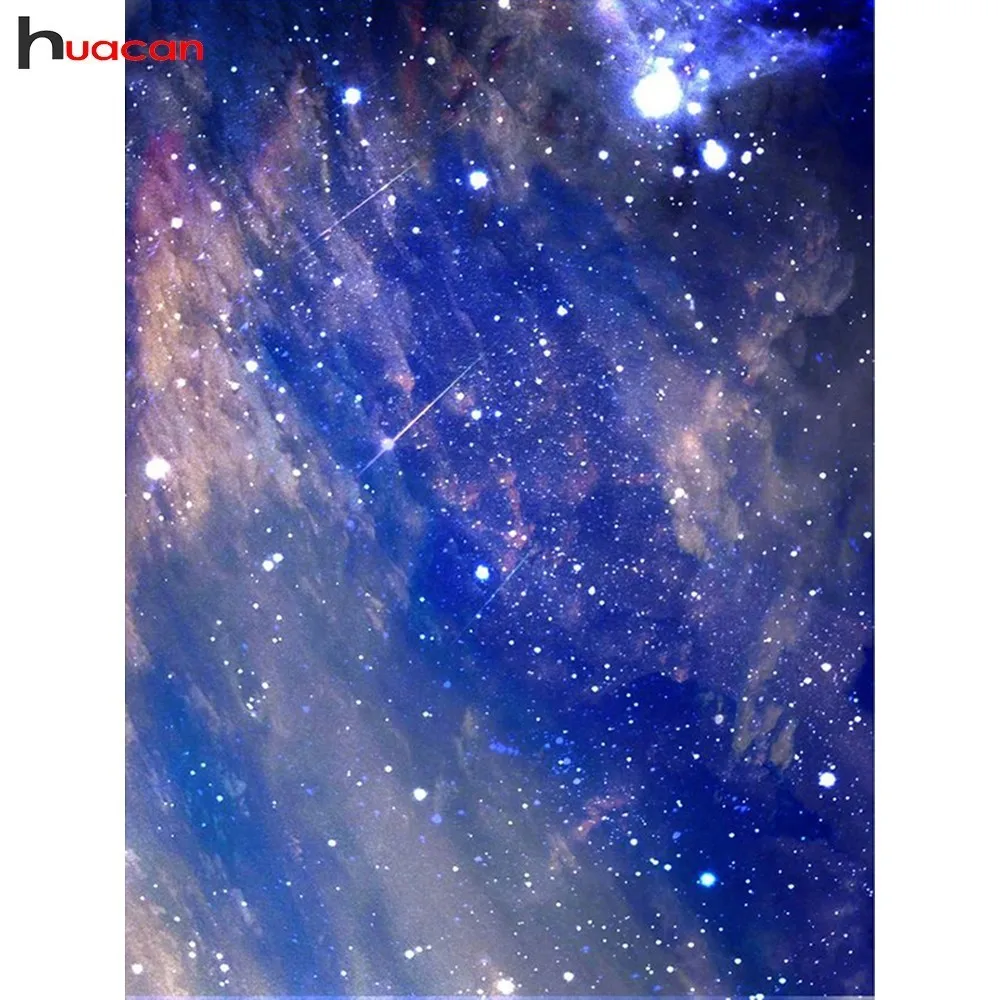 

HUACAN Diamond Embroidery Landscape 5D DIY Diamond Painting Cross Stitch Universe Diamond Mosaic Embroidery Decoration Home