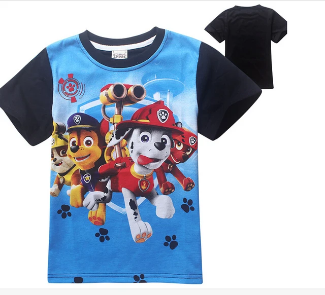Caliente! 2016 perro del muchacho patrulla ropa niños de