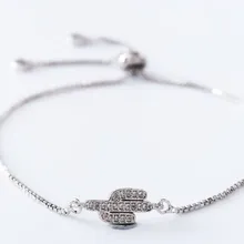 Золотая, серебряная цепочка micro pave cz Циркон кубический цирконий веревочный браслет с регулировкой Macramer hdf браслет бижутерия для женщин