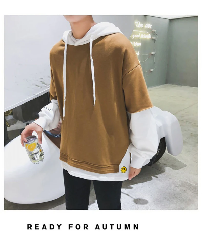 Korean sweatshirt men hoodie hip hop  (8)