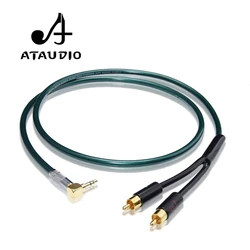 Premium HiFi 3.5mm to 2RCA Y Splitter Stereo Audio Cable - 0.75m (Other)