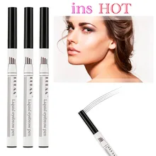 Lulaa четыре головки 24 H корректор для бровей Карандаш Макияж Водонепроницаемый оттенок 3 цвета бровей ручка maquiagem Косметика TSL2M