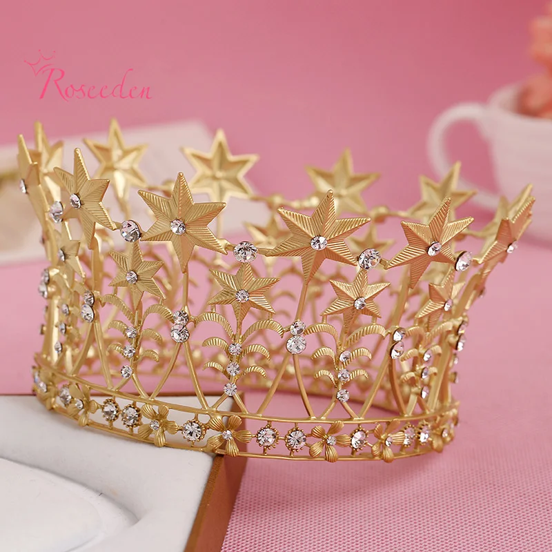 Miss World/Женская корона с пятью звездами и большая тиара оригинальный буровой сплав