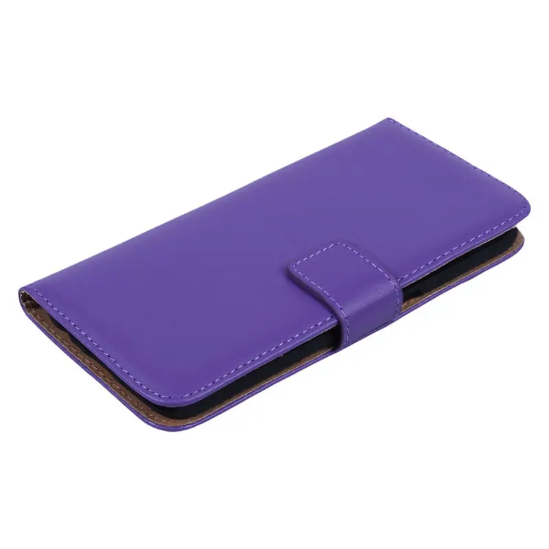 Best Bookcase for Samsung Galaxy Cover Cell Phone Case Flip Protector Guard Flip Cover for Samsung Galaxy S6 Edge Purple
