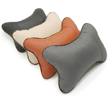 

1pcs Car Headrest Neck pillow seat cushion For Skoda Octavia A2 A5 A7 Fabia Rapid Superb Yeti Roomster Accessories