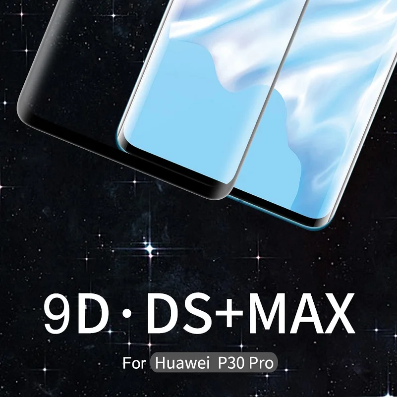 Стекло NILLKIN DS + MAX 9H для Huawei Mate 20 Pro закаленное 3d-стекло с полным клеем P30 6 39 ''/6