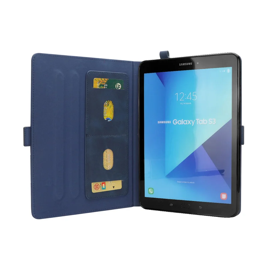 Чехол для samsung Galaxy Tab S3 9,7 SM-T820 T825 планшета Smart Cover сна слот для карты подставка Стенд чехол для Tab S3 9,7 дюймов