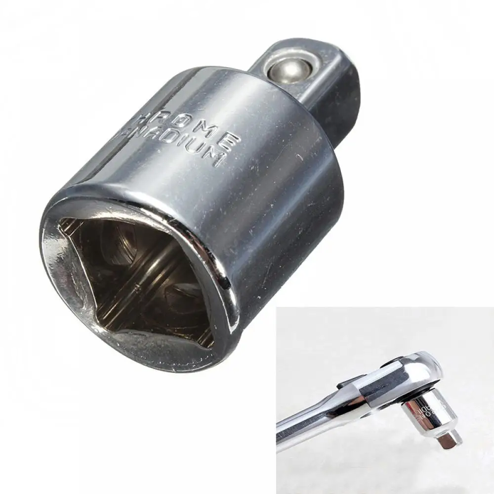 New CR V 1/2" Female to 3/8" inch Male Socket Adapter for Manual Wrench