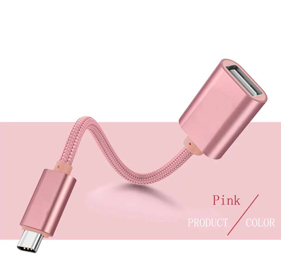 Type-c OTG Cable USB Female to Type C Male Adapter For Macbook Samsung S8 Plus Note 8 otg Cable For Nexus 5X 6P Xiaomi 5 (10)