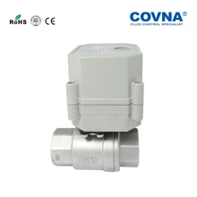 DN50 2 дюймов Электрический привод миниатюрный Нержавеющая сталь шаровой клапан