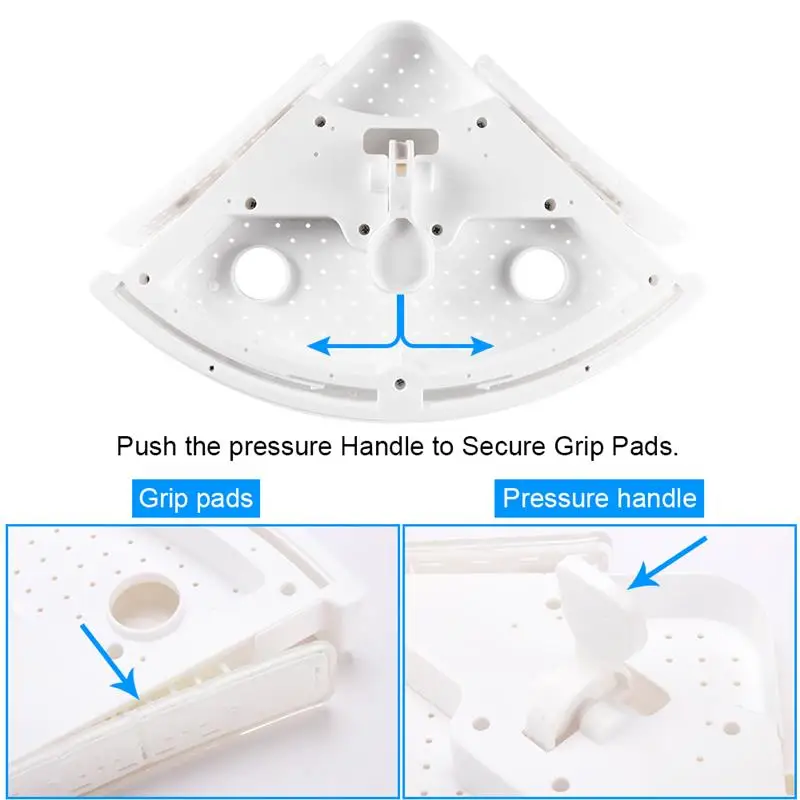 Полка для ванной комнаты Qrganizer угловая полка Caddy пластиковая угловая полка для хранения душа настенный держатель для шампуня