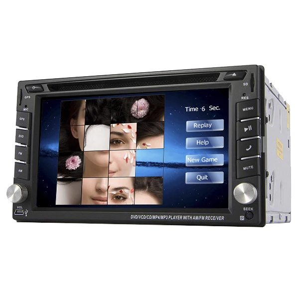 Flash Deal Radio Navi Head Unit MP4 Autoradio 2 din Car DVD Player Stereo GPS Map iPod In Dash 6.2" Touchscreen CD Auto System 2