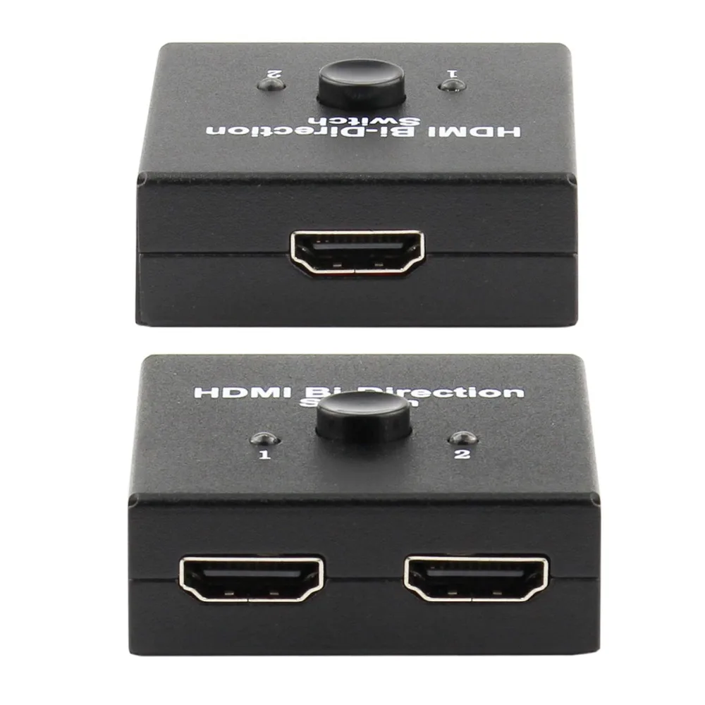 Bi-Directional 2x1 HDMI Switcher 1 x 2 HDMI Splitter Smart AB Switch Support 1080P 3D 4K*2K HDMI Switcher For XBox PS3 PS4 HDTV