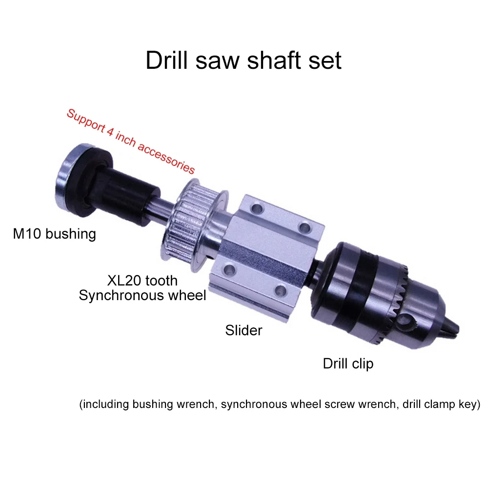 DIY скамья пила шпинделя точность микро стол пила Таблица пила шпиндель сборка сверла вал+ пила вал JTO, B10, B12, B16