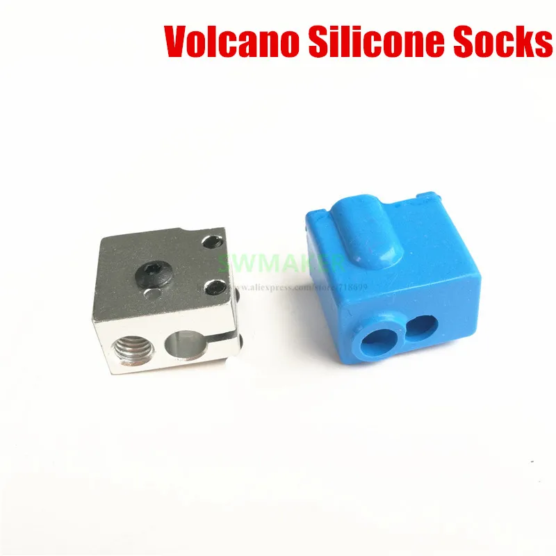 Силиконовые носки Volcano детали для 3D принтера Reprap Prusa i3 V6 J head hotend|dual extruder|extruder 2hotend 2