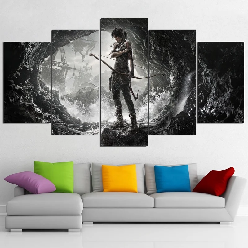 

Shadow of The Tomb Raider Poster Canvas Painting Print Home Decor No Frame