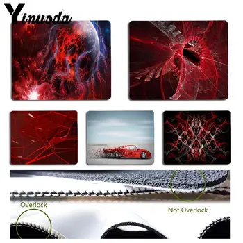 

Yinuoda Space Art Abstract Design Red Planet Car Pad to Mouse Game Size for 180x220x2mm and 250x290x2mm Small Mousepad