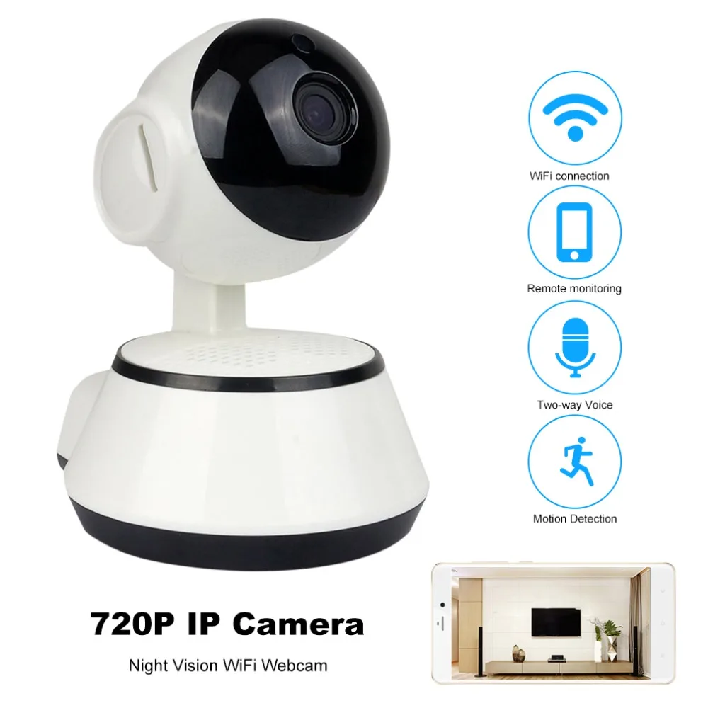 

Baby Monitor WiFi IP Motion Detection Camera 720P HD Wireless Intercom IR night vision Audio Video Record Surveillance Smart
