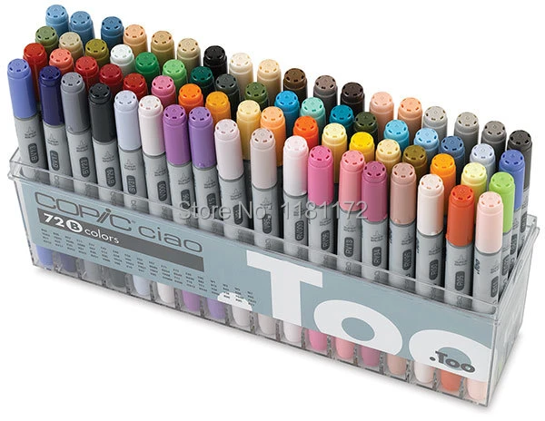 Copic Sketch Markers Set B (Set of 72)